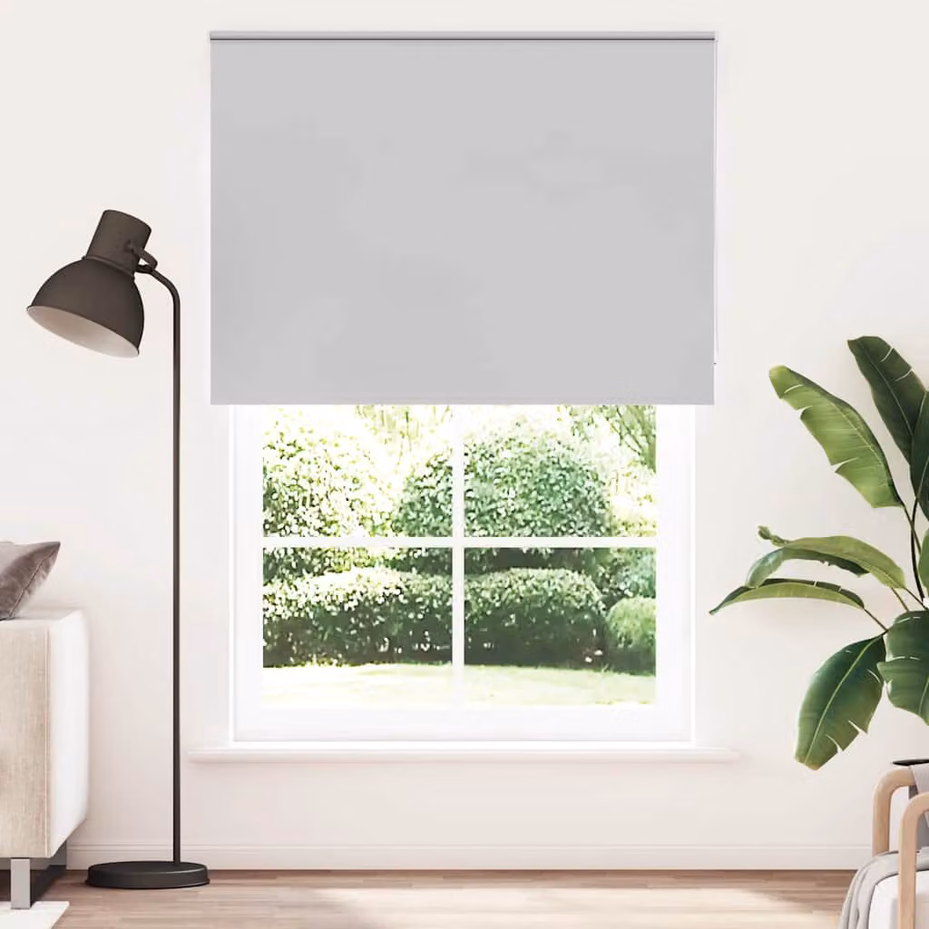 vidaXL Tenda a Rullo Oscurante in Poliestere Grigia L: 150 cm x H: 230 cm