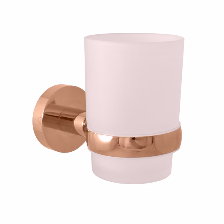 Slezák-RAV: Porta pennelli - rosa dorato - lucido/vetro COLORADO COA0201ZRL ROSA DORATA - lucido