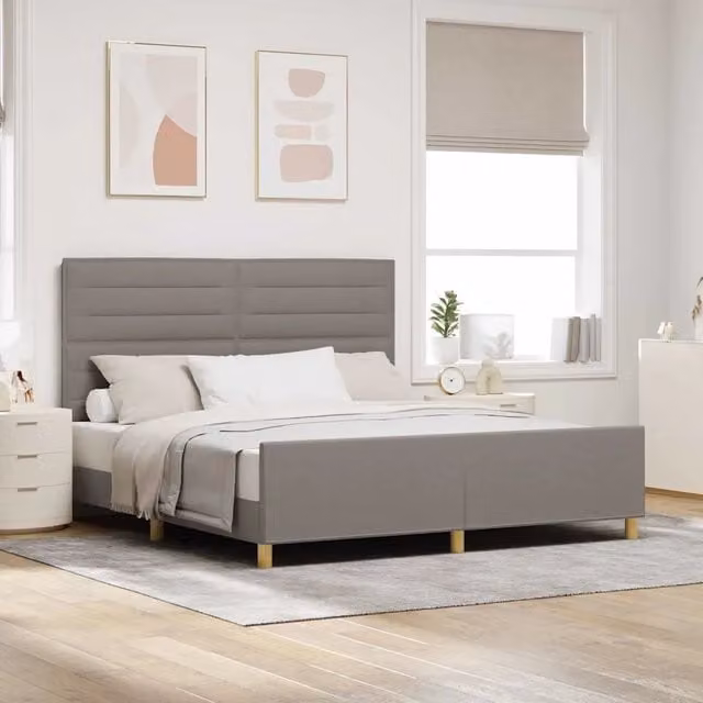 Struttura del letto con testiera-Giroletto Talpa 180 x 200 cm Tessuto 856524