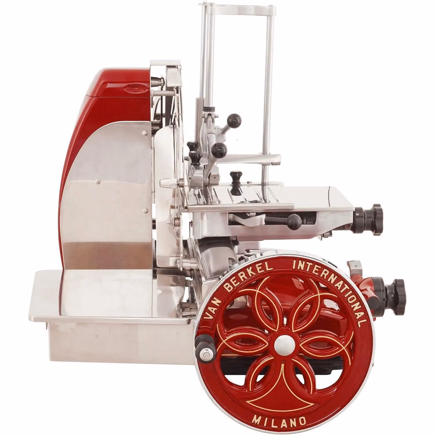 Affettatrice Volano B116, Rosso Berkel - Decori Oro, diam. lama 370mm