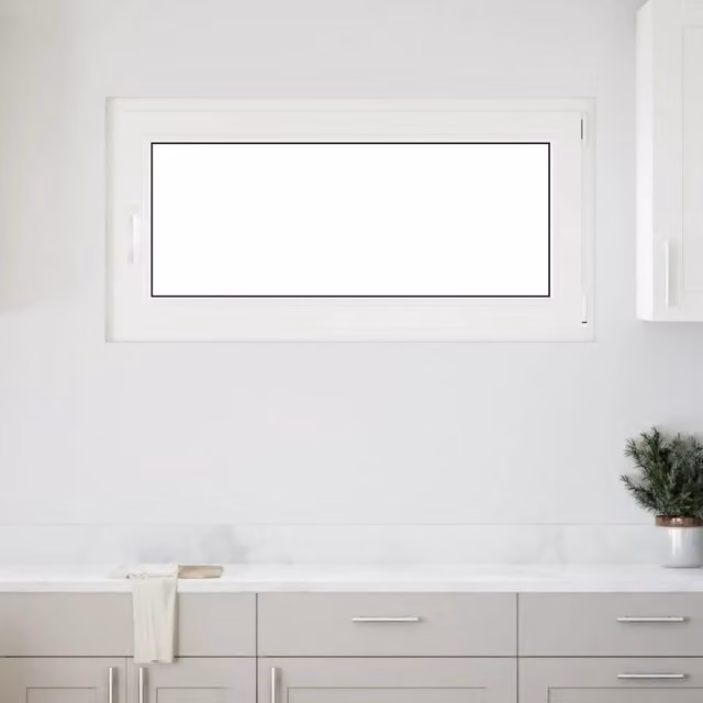 Finestra per seminterrato vidaXL in plastica bianca con vetro trasparente, modello tilt and turn, L: 120,0 cm, H: 60,0 cm