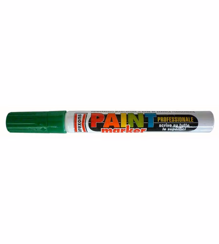 Arexons Pennarello Paint Marker Verde 1pz per Disegni e Fai-da-te