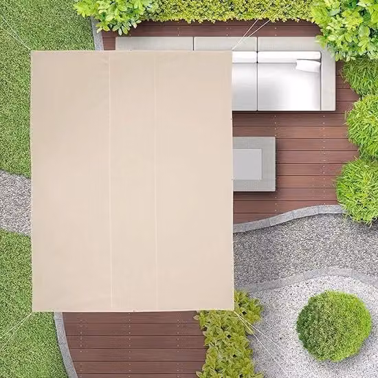 Ombrellone acqua e sole resistente, UV resistente / per terrazza, balcone / ombrello 3,5 x 4,5 m