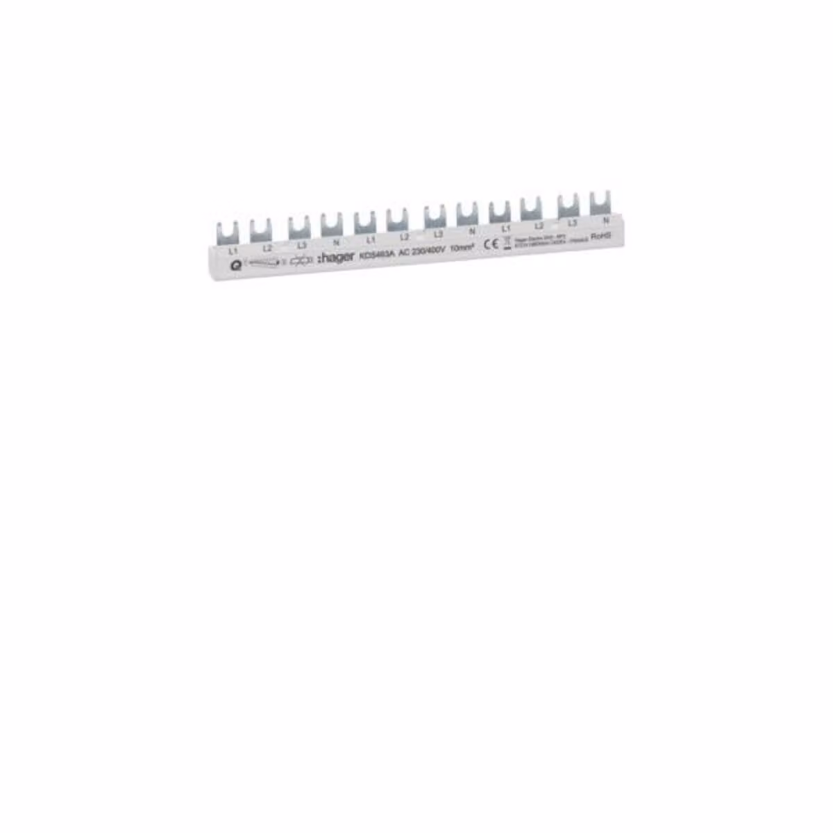 HAGER KDS463A Phasenschiene 12 Module QuickBusbar (KDS463A)