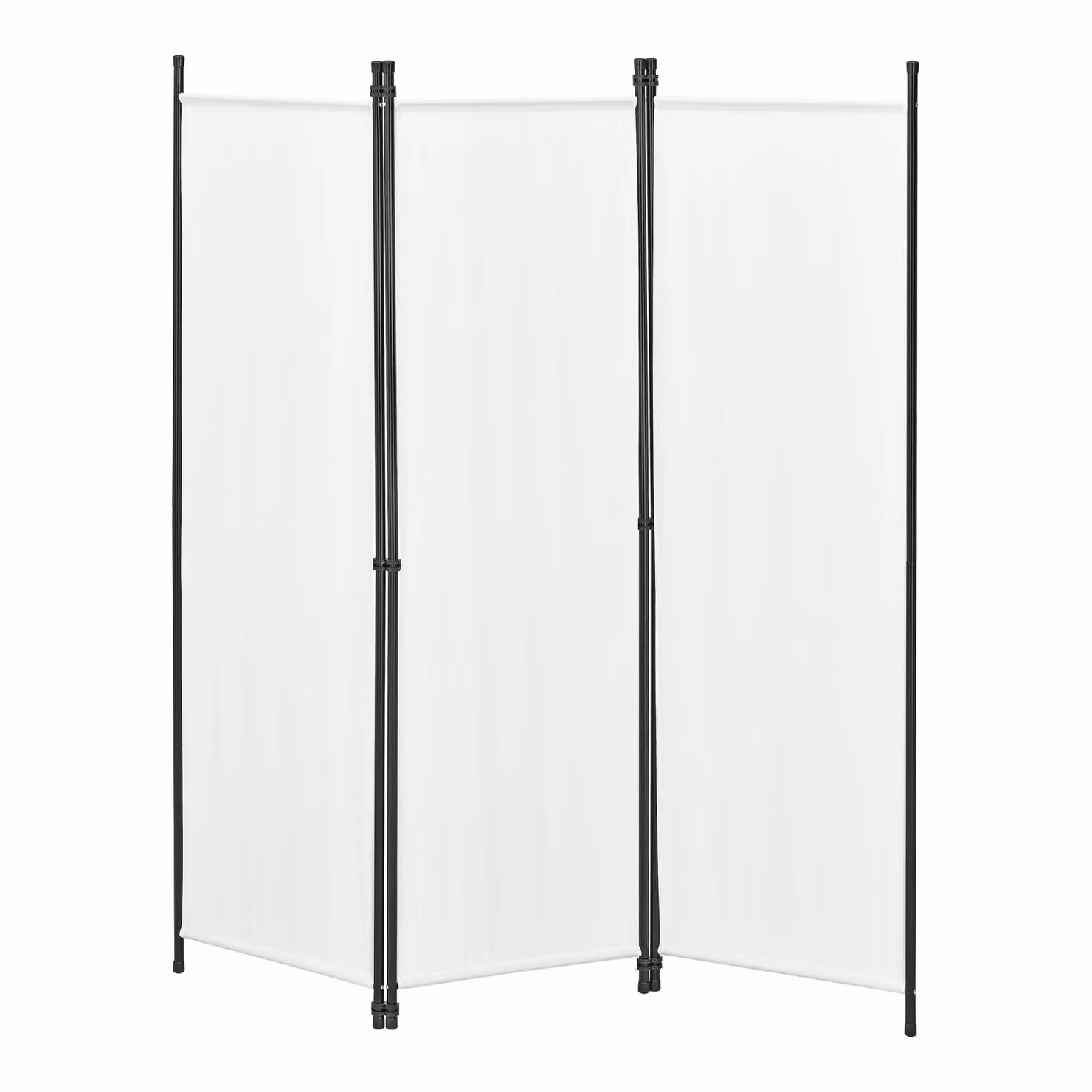 In And OutdoorMatch Ombrellone da giardino Berra - parete divisoria - 171 x 150 cm - bianco - acciaio e poliestere - resistente ai raggi UV, all'acqua e alle intemperie