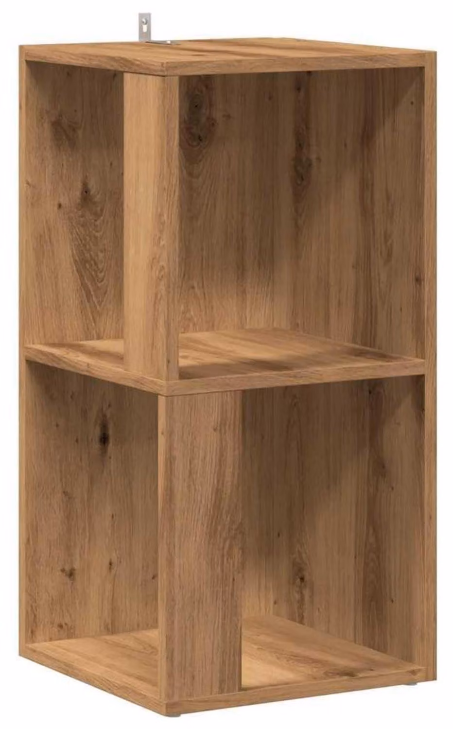 Scaffale angolare, materiale composito in legno effetto "Artisan Quercia", finitura "Sonoma Quercia", dimensioni 33x33x67 cm