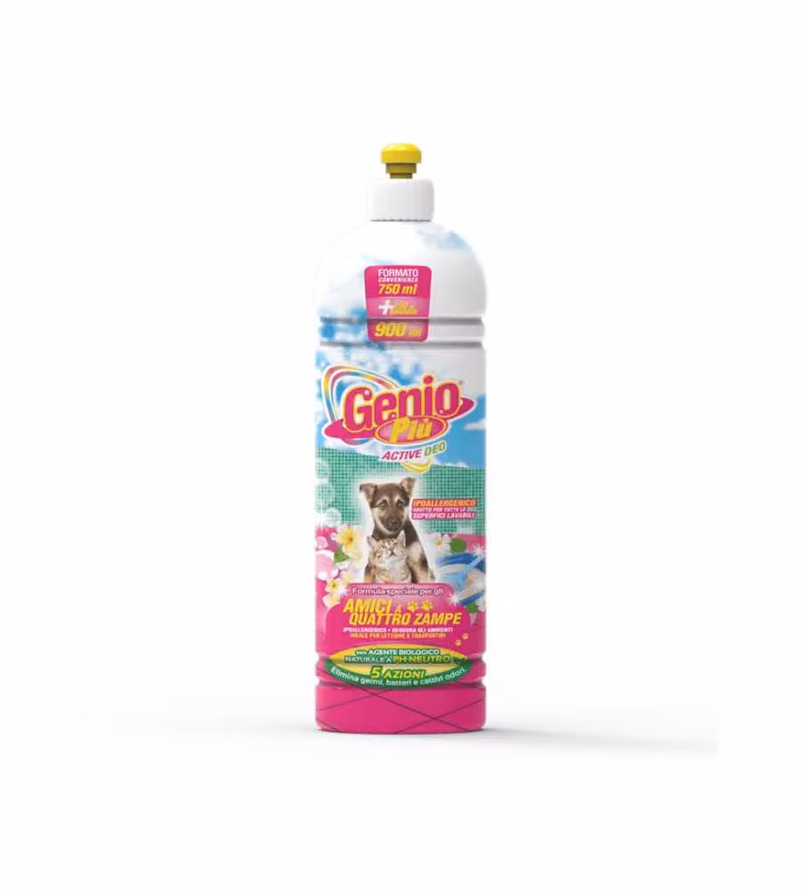 Genio Detersivo Pavimenti Ipoallergenico per Animali - 900ml