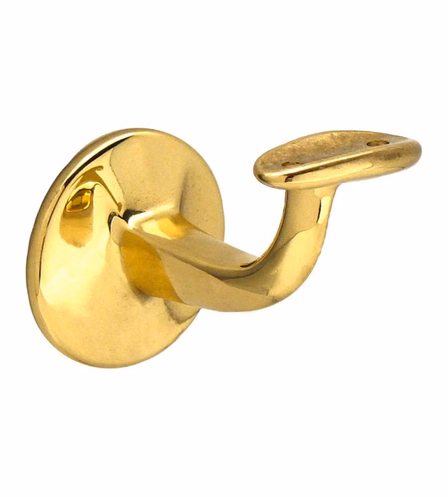 Mariva Supporto Corrimano Tondo Ottone Lucido - Testa Concava