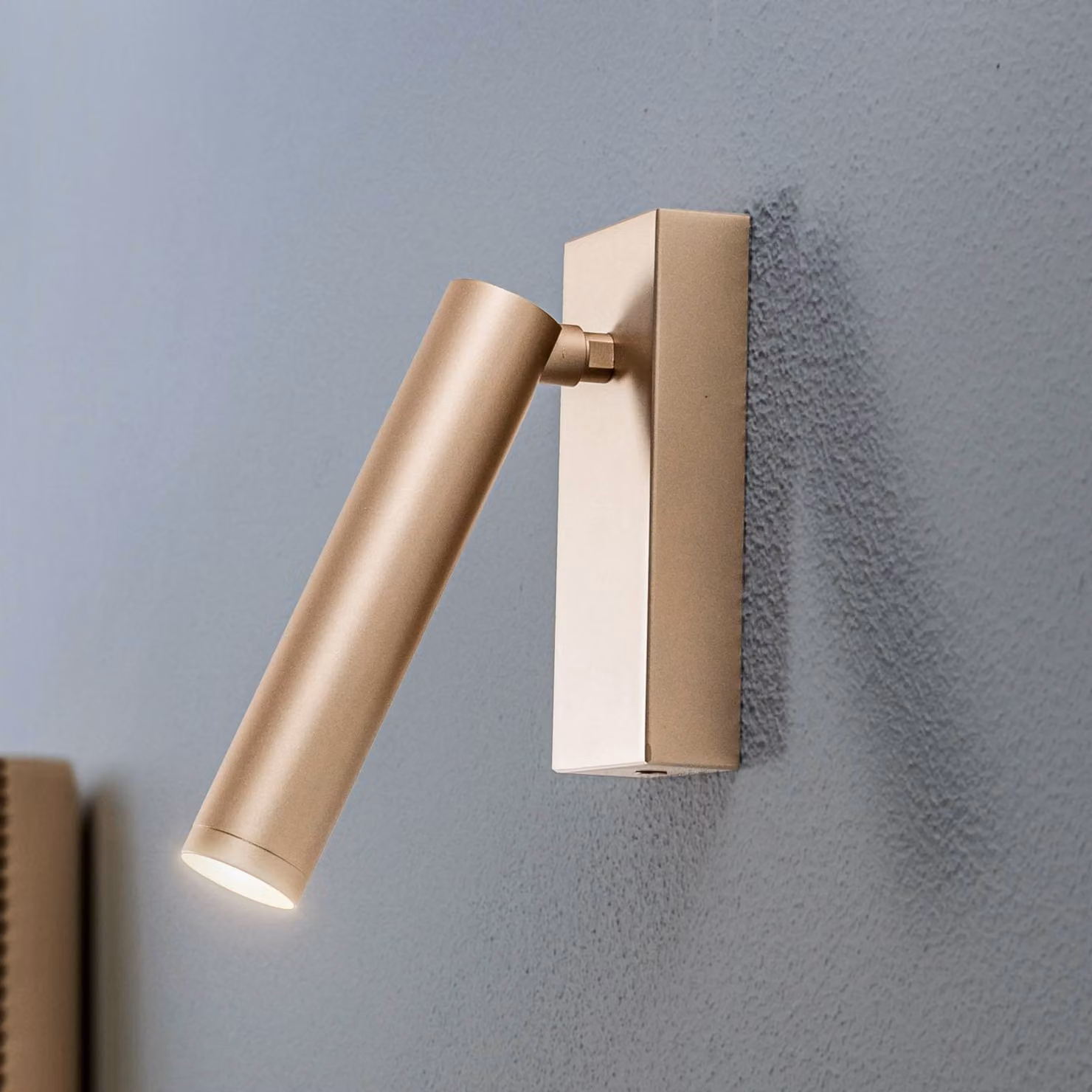 Applique da parete a LED Rulo Argon, Ottone / Oro, Soggiorno / Sala da pranzo, Metallo, Applique a LED
