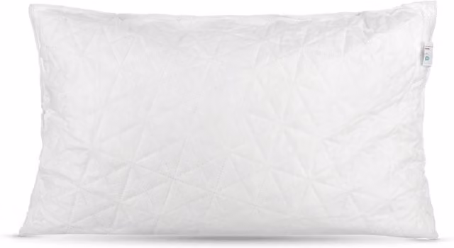 Cuscino in memory foam Kasanova Silver con imbottitura in guanciale, antibatterico e lavabile in lavatrice, colore bianco, 75 x 45 cm