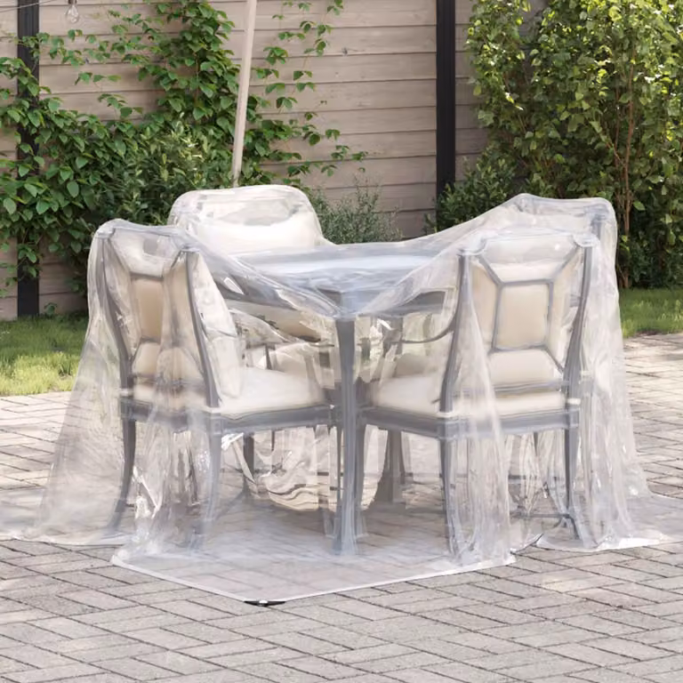Copertura per piante vidaXL in PE trasparente 200 x 200 cm