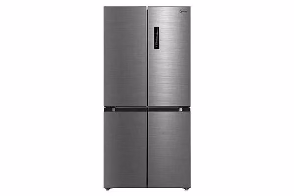 Frigorifero Side by Side Midea 4 porte No Frost Multi Airflow da 474 lt, colore Silver Inox, Larghezza: 83 cm – 2