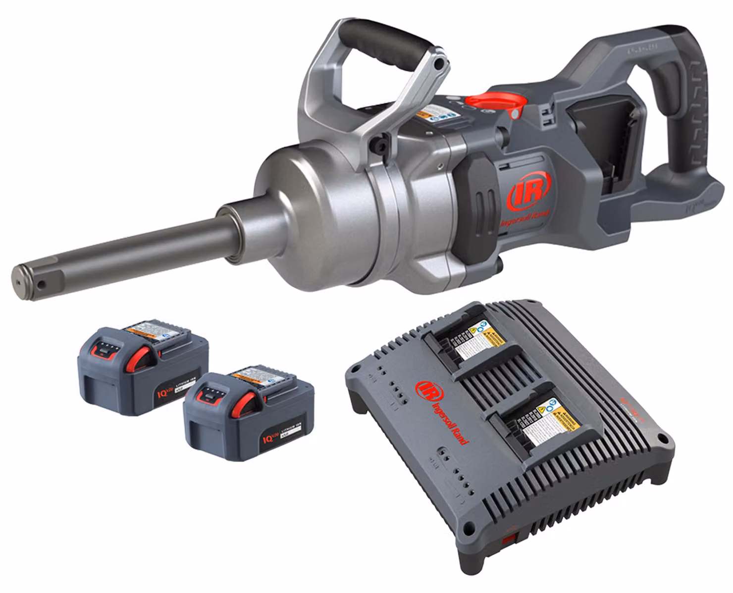Ingersoll-Rand W9691-K2E-EU - Avvitatore a batteria da 1", 20V, con asta di prolunga