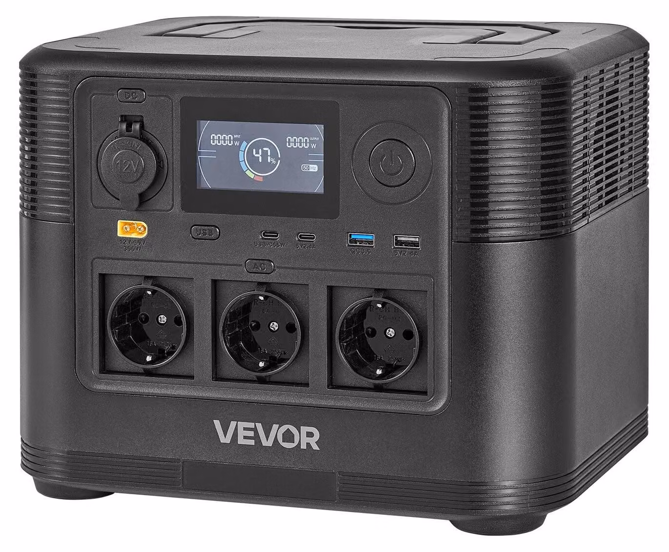 Stazione di ricarica portatile con pannello solare da 200 W, generatore solare da 1200 W, batteria di riserva LiFePO4 da 806 Wh con 9 porte di uscita per emergenze domestiche, campeggio all'aperto e viaggi in camper