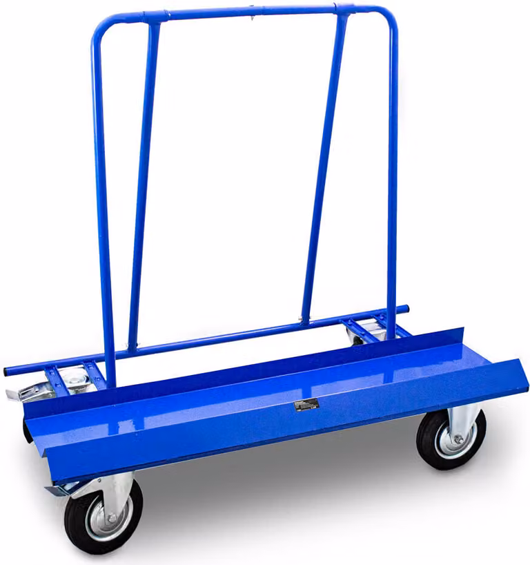 Carrello per pannelli Bituxx Carrello di trasporto per pannelli, porte e finestre fino a 500 kg Blu MS-17201