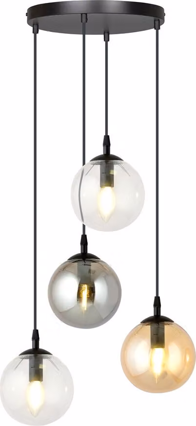 Lampadario Emibig 4xE14 40W COSMO 4 BL/MIX PREMIUM 714/4PREM