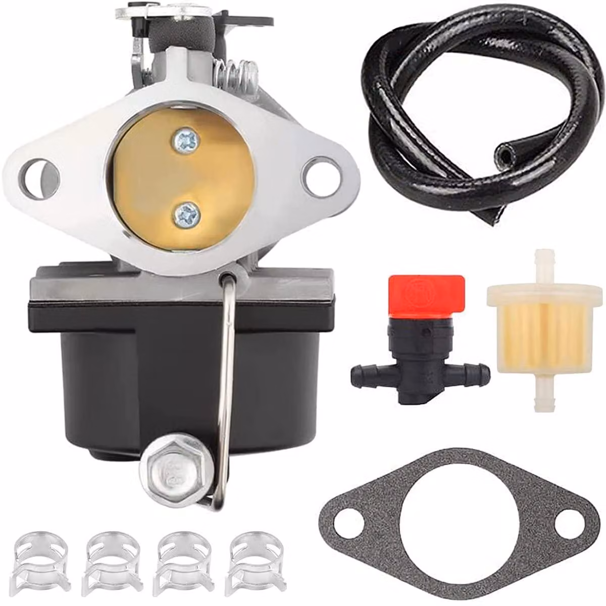 Kit carburatore per motore a benzina Tecumseh 640065A, da 13-15 HP, per tosaerba - Codice prodotto: WA-NL-682