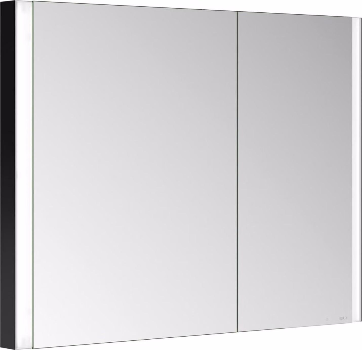 KEUCO SOMARIS Armoires de toilette encastrées au mur 2 portes, asymétriques, 1000mm, 14513372200, 14513372200