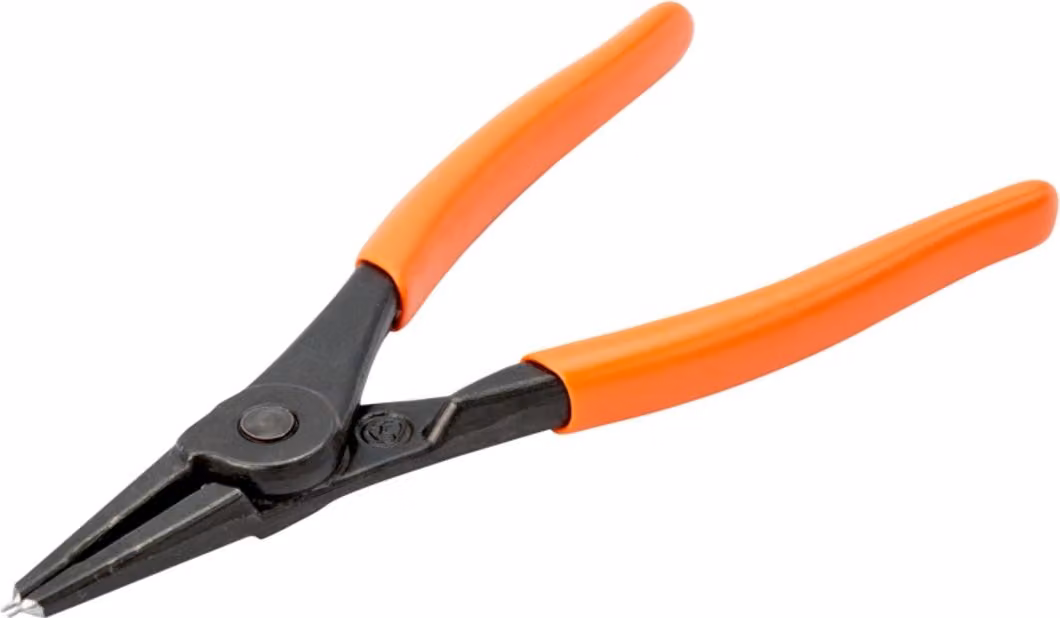 Pinze per anelli di sicurezza esterni Bahco con ganasce dritte e finitura fosfatata 180 mm, taglia unica