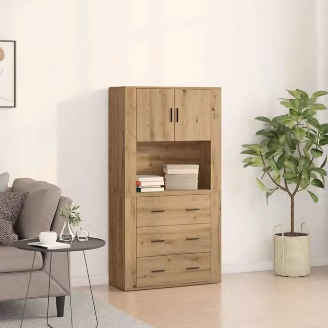 Credenza Rovere artigianale 80 x 33 x 150 cm 3334344