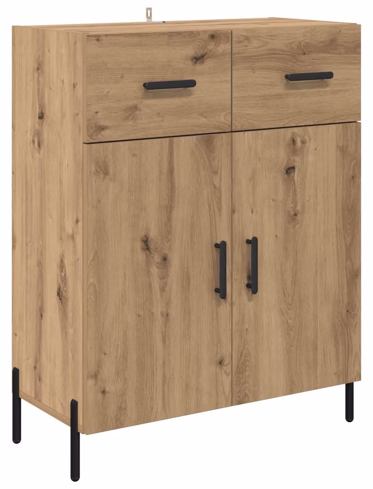 Credenza Rovere artigianale 69,5 x 34 x 90 cm Legno multistrato