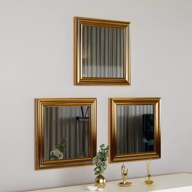 Specchio modulabile Ferno oro L 40 cm x H 40 cm – 1