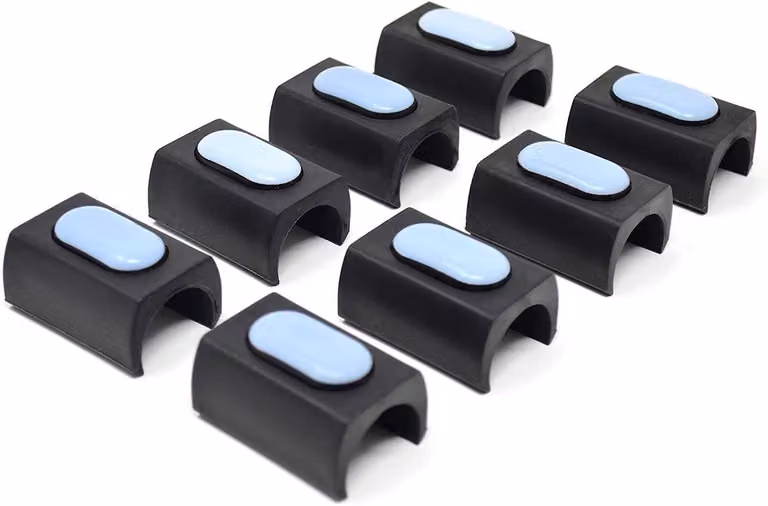 Set di 8 piedini in PTFE – diametro 18-20 mm – ideali per sedie a cantilever