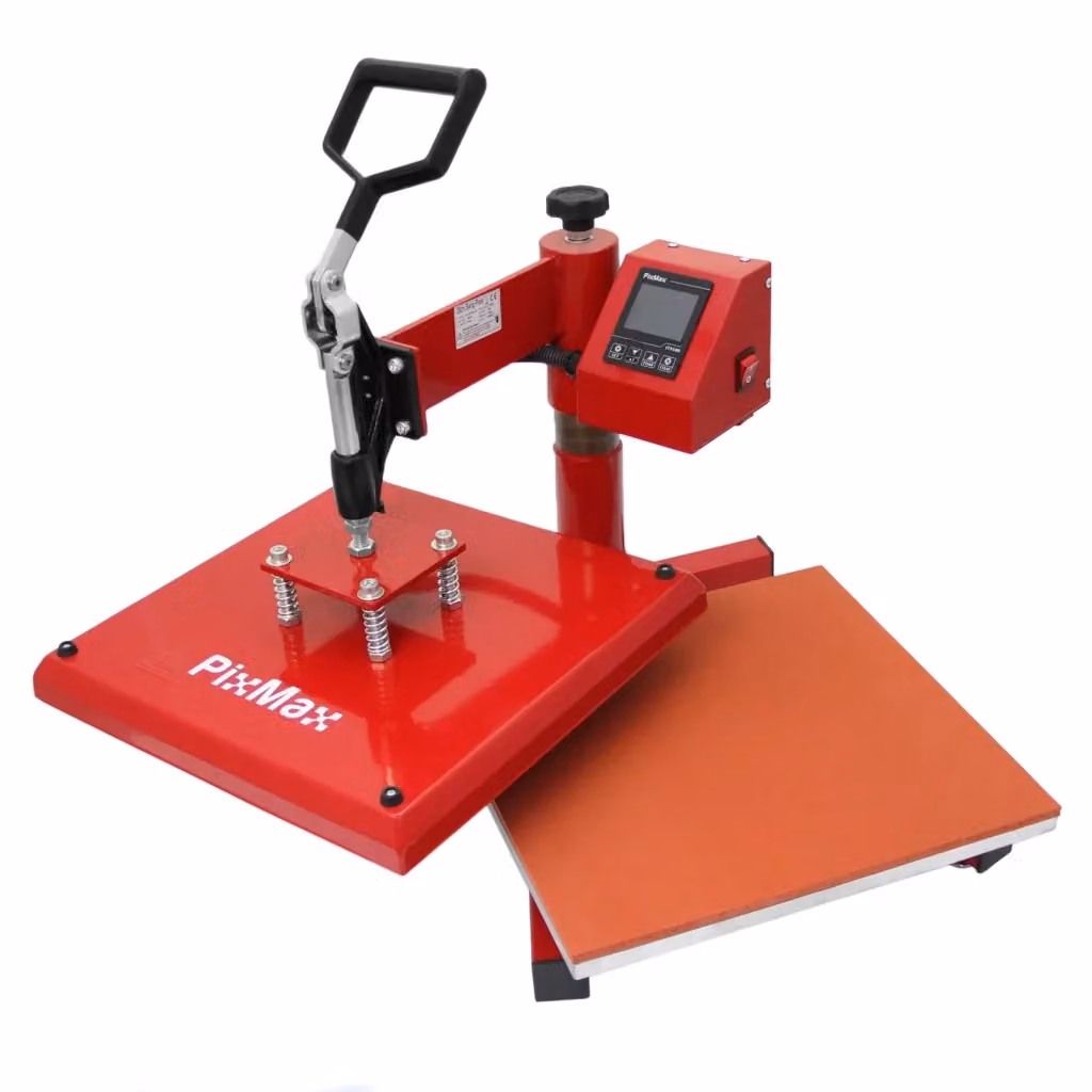 Pressa a caldo swing PixMax con stampante Epson per sublimazione, colore rosso – 2