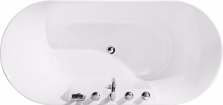 Standbadewanne Badezimmer Acryl Badewanne Wanne Weiß Zeitgenössisch