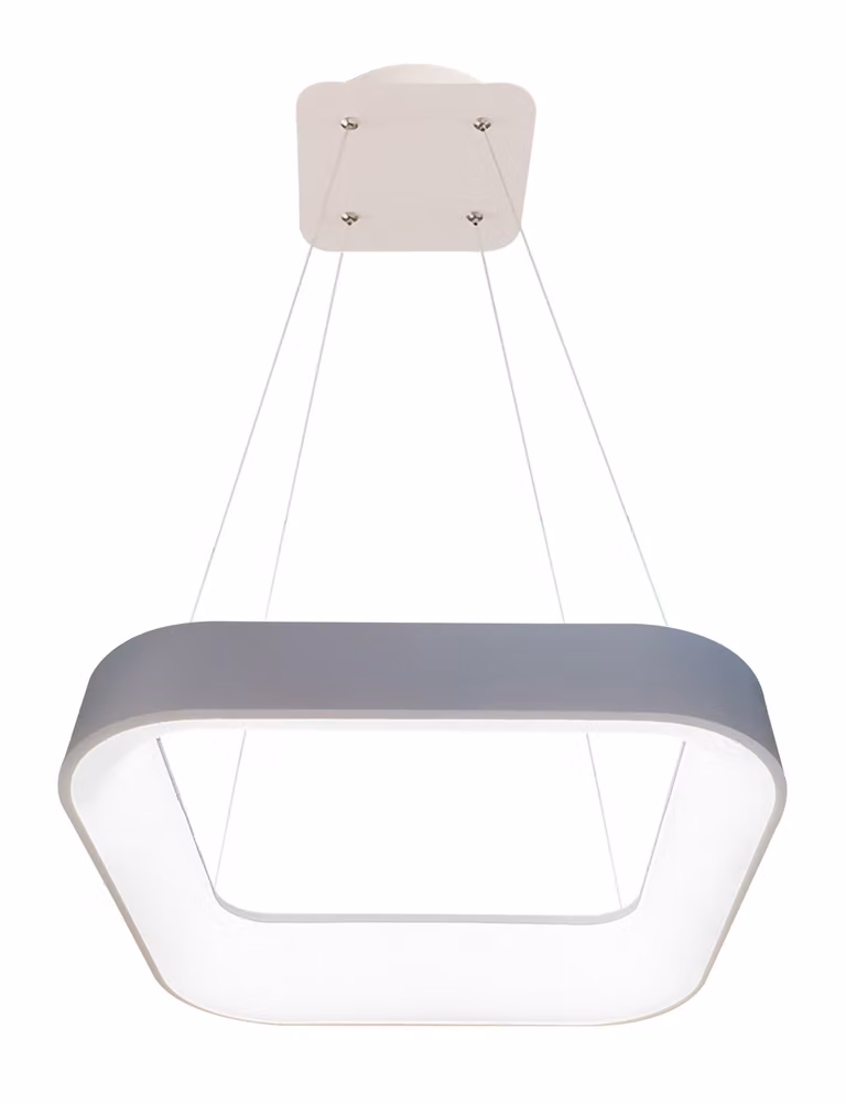 Ecolite Grey apparecchio a sospensione LED quadrato 40W con DO WMKL02S-40W/LED-SED