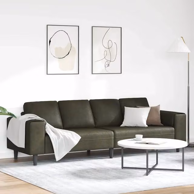 Divano per Soggiorno Verde militare 250 x 77 x 76 cm 3335111