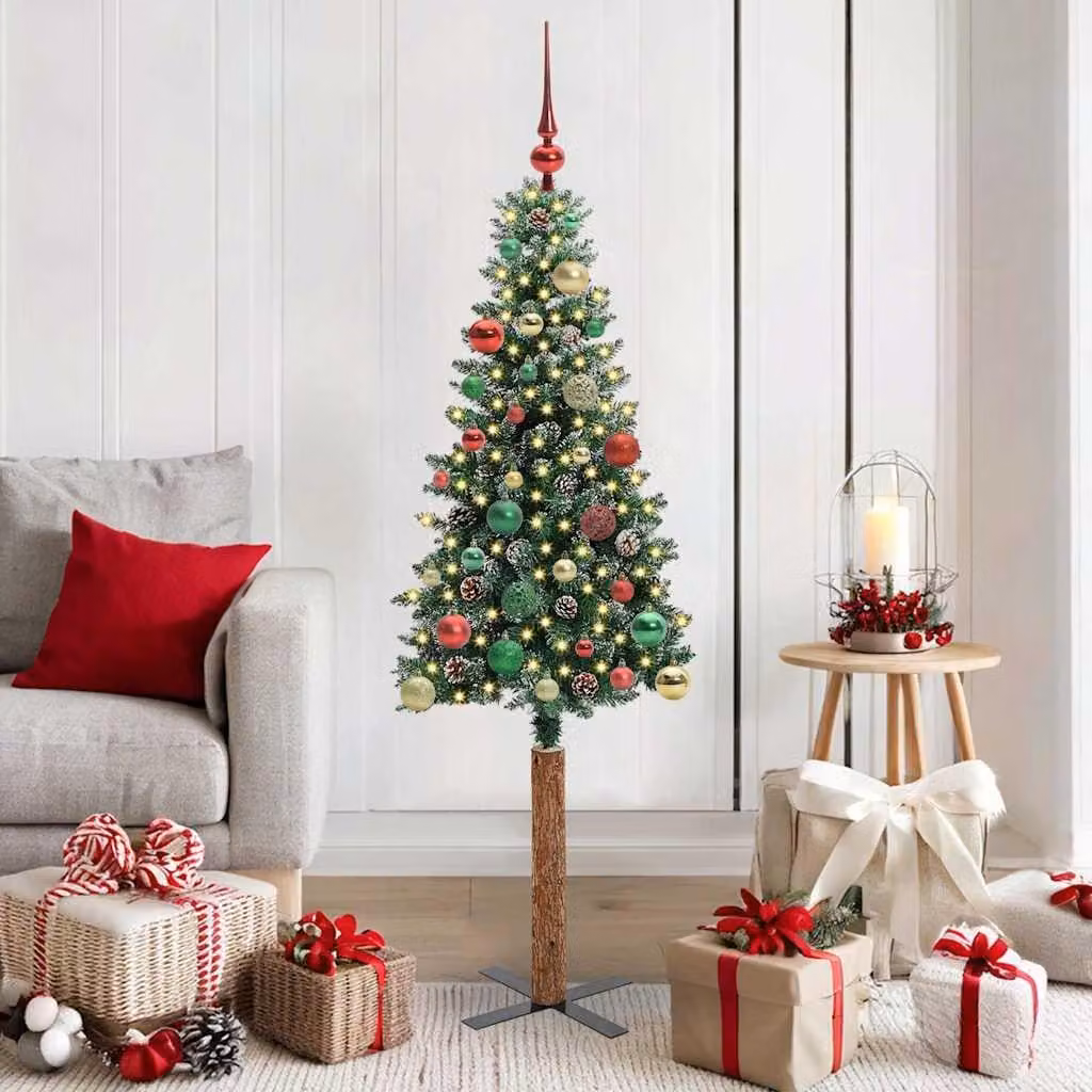 Maison Exclusive - Albero di Natale sottile, verde, 150 cm