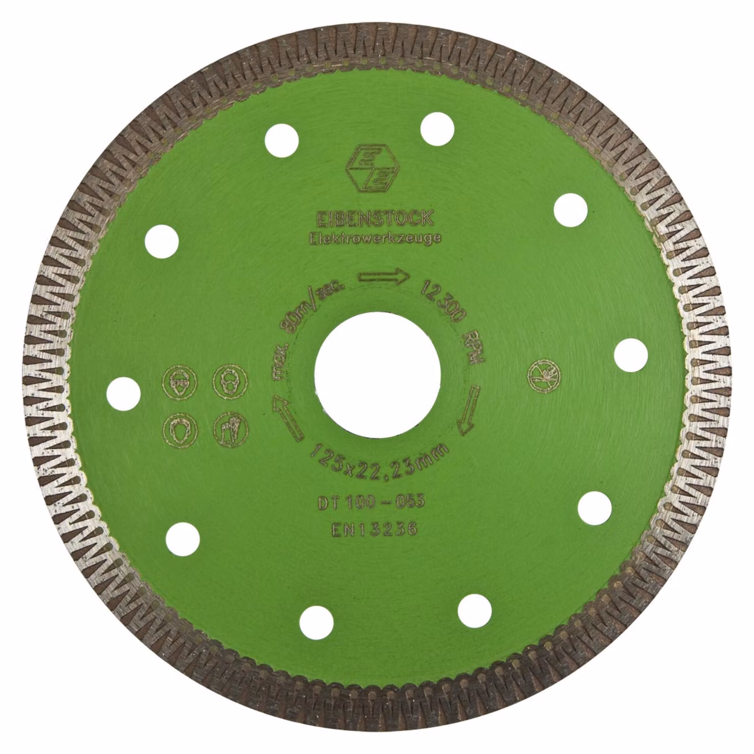 EIBENSTOCK Diamanttrennscheibe für Nass- und Trockenschnitt, Ø 125 mm