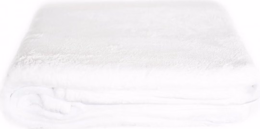Coperta accogliente 270x230 cm coperta in pile poliestere copriletto bianco