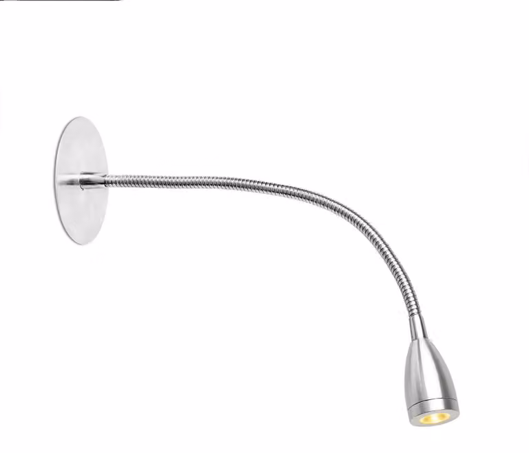 Lampada da lettura a LED a parete LOKE-3 3W 3000K cromo