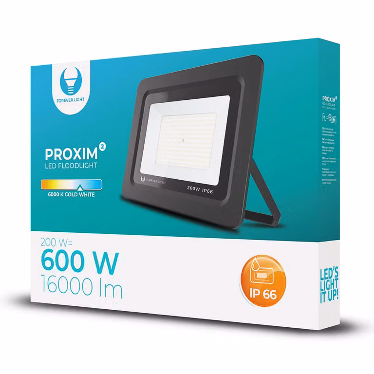 Proiettore LED PROXIM II 200W |6000K| IP66 Forever Light
