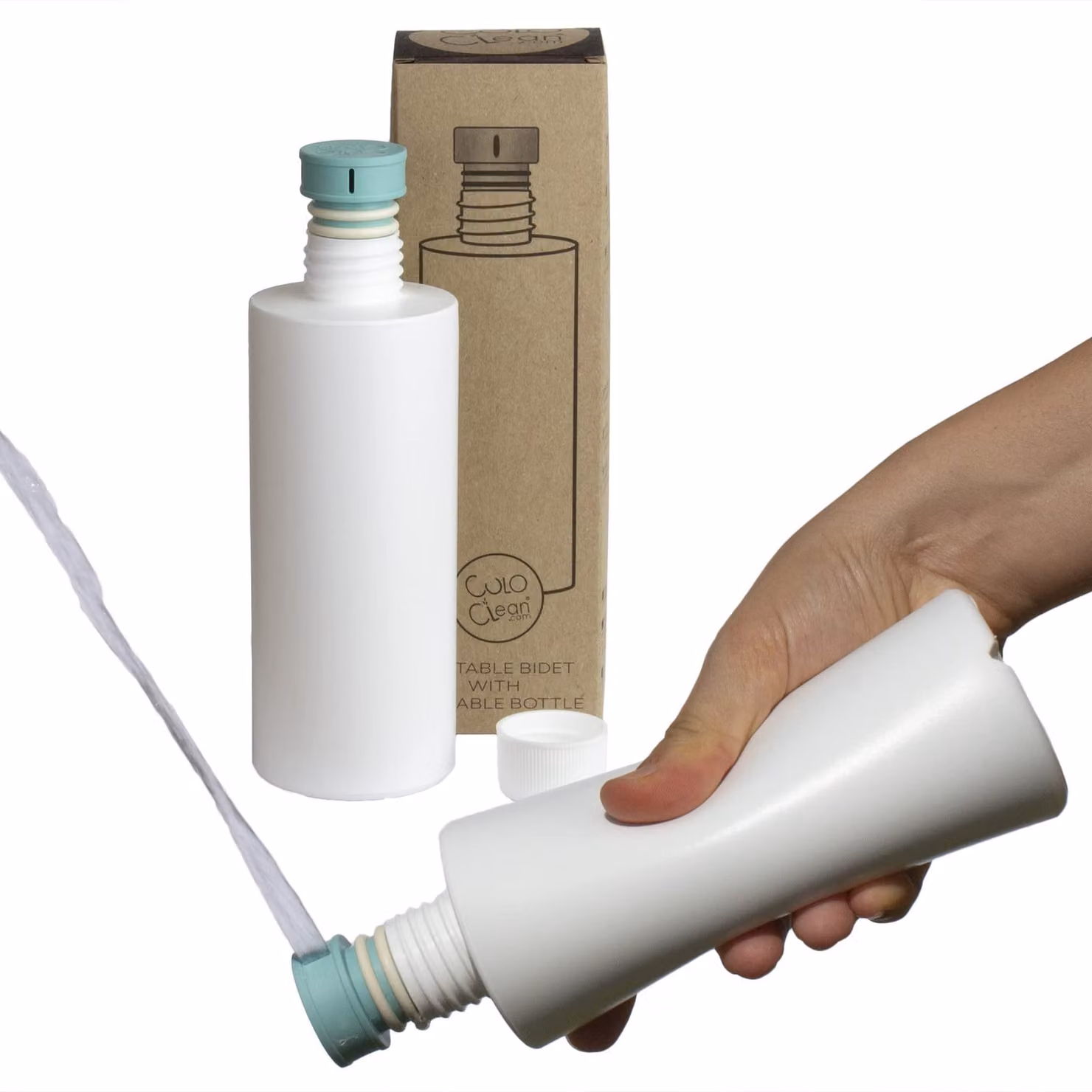 Bidet portatile per il bagno o per i viaggi - Aquamarine