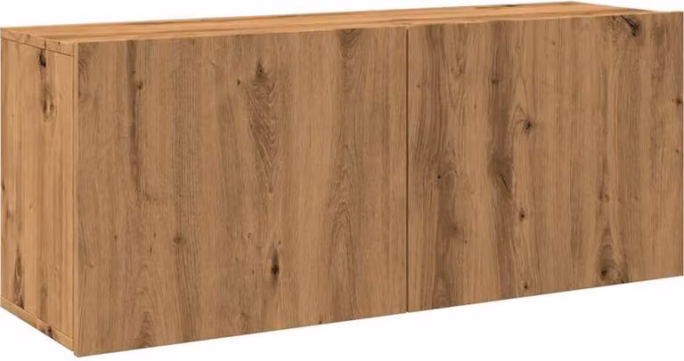 Mobile TV a Parete Rovere Artigianale 100x30x41 cm