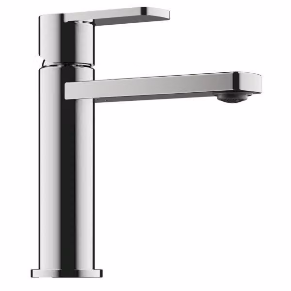 Naber Glam 1 miscelatore monocomando ad alta pressione in metallo argento