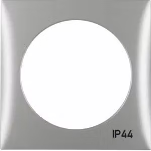 Berker 918272568 Cornice con scritta "IP44", cromata, verniciata opaca Integro Flow