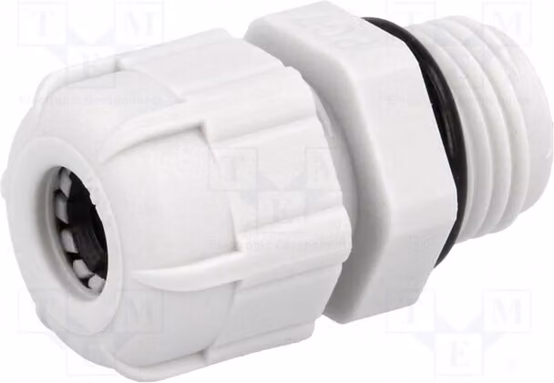 5 x Raccordo per cavo PG7, grigio, UL94V-2, grado di protezione IP68, materiale: