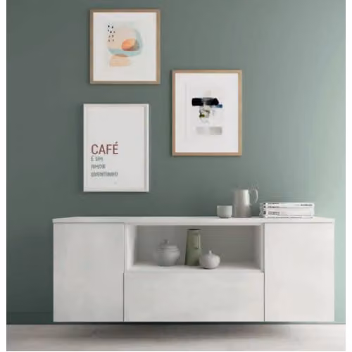 Composizione sospesa con ante e cassetto Volo Collection