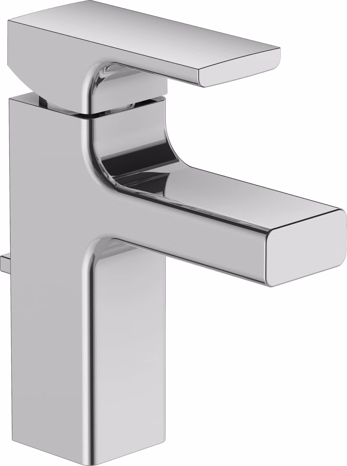 Miscelatore per lavabo con tappo e scarico, cromato, 1 pezzo