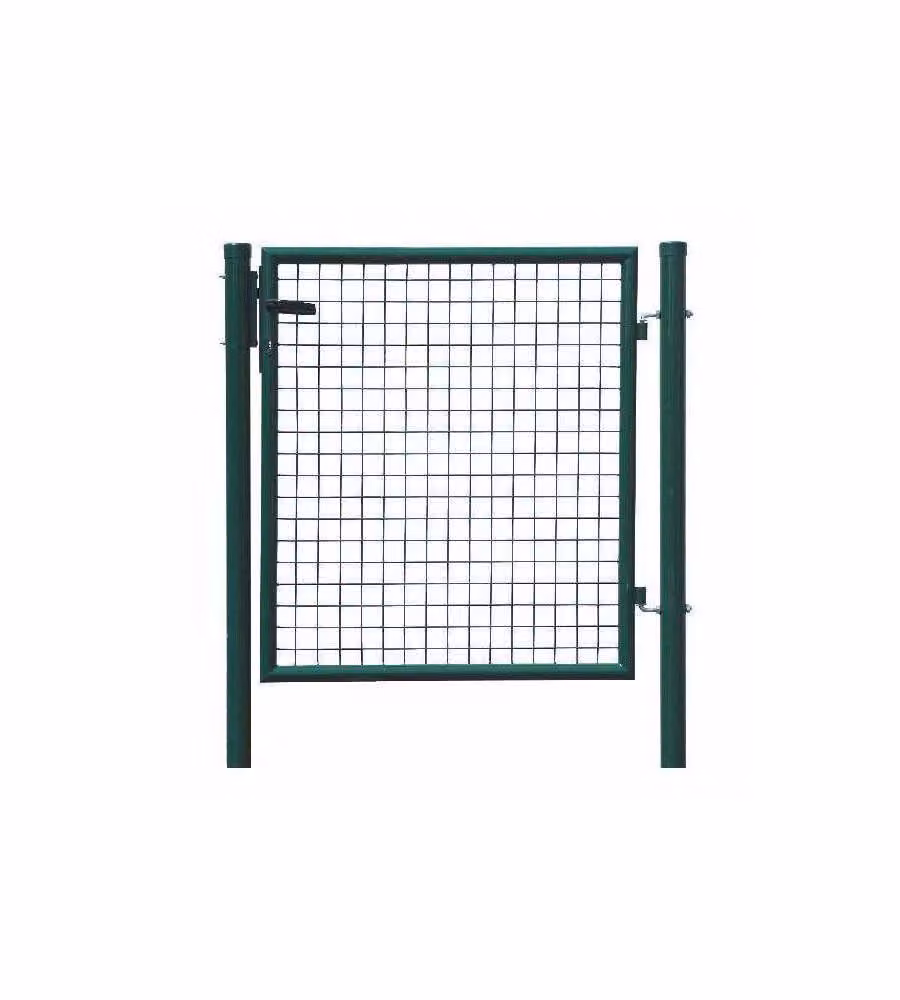 Cancello Pedonale Garden Trex in Acciaio Zincato Verde L: 100 cm, H: 150 cm