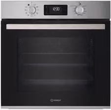 Forno elettrico da incasso Indesit IO K78P X in acciaio inox color argento, classe energetica A++, capacità 71 l, Larghezza: 60 cm