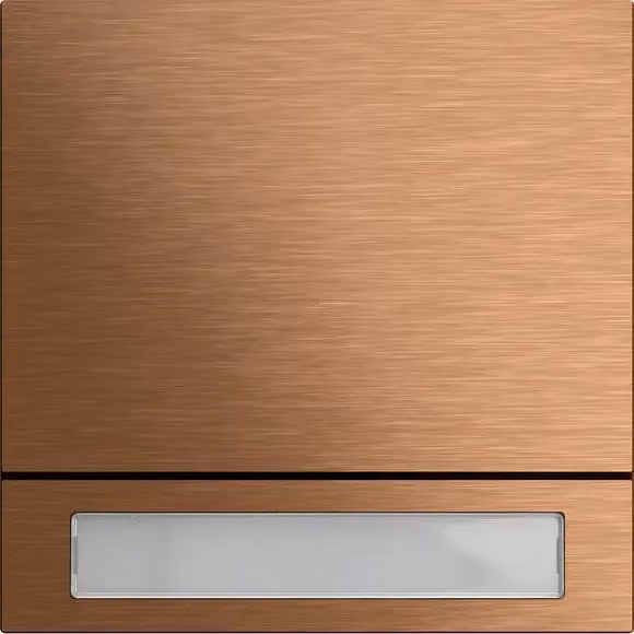 GIRA System 106, modulo pulsante di chiamata, bronzo, GIRA, metallo, da parete, IP54