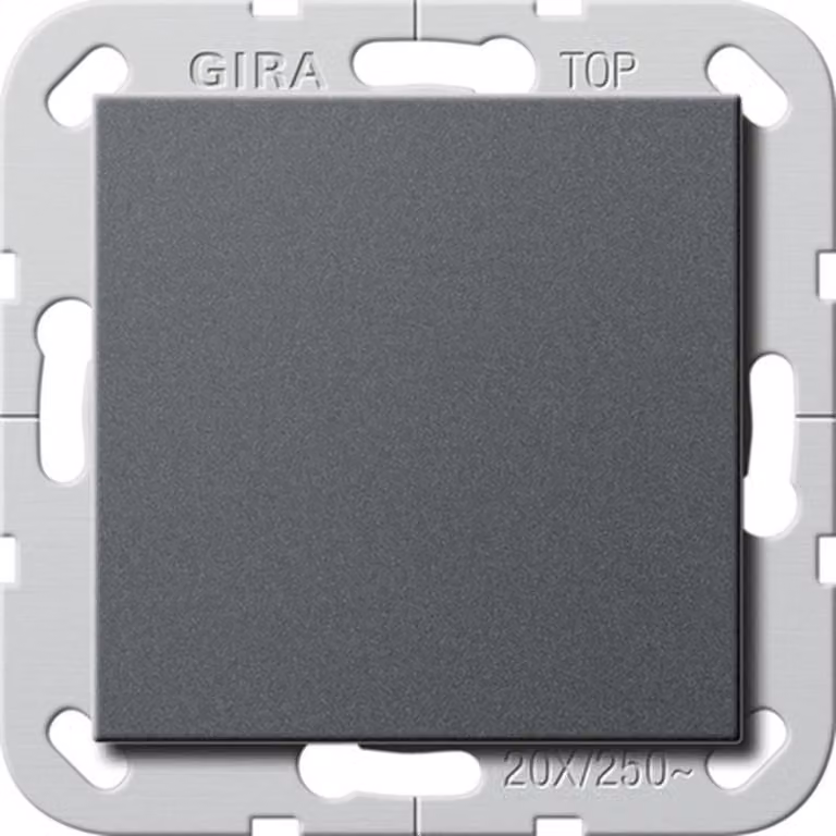 Gira 283628 Interruttore a bilanciere Off 20 A System 55 Antracite