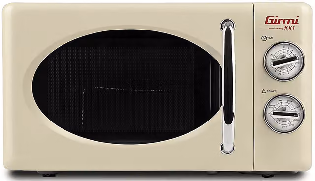 Forno a microonde combinato Girmi FM21 con funzione grill, capacità 20 l, beige