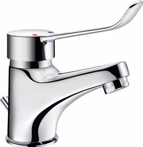 Delabie EHM per WT H60mm, set di scarico a scomparsa, leva igienica