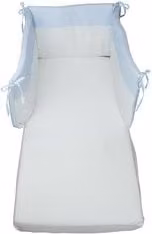 Paracolpi per lettino a 3 lati con motivo a stelle azzurro Baby Idea P 260AZ